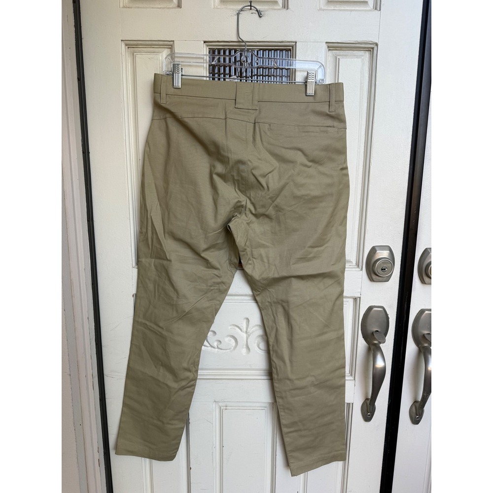 Fabletics Mens High‎ Side Chino Slim Fit Pants Khaki Tan 32x30 NWT Stretch Tech - Picture 6 of 6